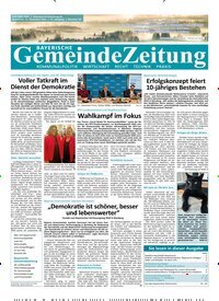 Titelbild der Ausgabe 26/2024 von Bayerische Gemeindezeitung. Diese Zeitschrift und viele weitere Wirtschaftsmagazine und Politikmagazine als Abo oder epaper bei United Kiosk online kaufen.