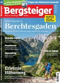 Titelbild der Ausgabe 8/2024 von Bergsteiger - Das Tourenmagazin. Diese Zeitschrift und viele weitere Sportmagazine als Abo oder epaper bei United Kiosk online kaufen.
