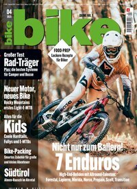 Titelbild der Ausgabe 4/2025 von bike. Diese Zeitschrift und viele weitere Sportmagazine als Abo oder epaper bei United Kiosk online kaufen.