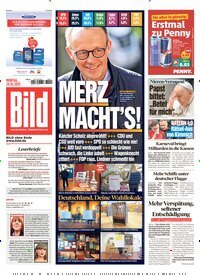 Titelbild der Ausgabe 46/2025 von BILD. Diese Zeitschrift und viele weitere Zeitungsabos als Abo oder epaper bei United Kiosk online kaufen.