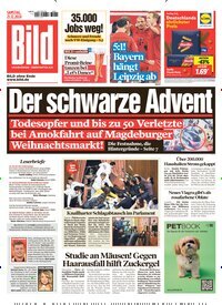 Titelbild der Ausgabe 300/2024 von BILD. Diese Zeitschrift und viele weitere Zeitungsabos als Abo oder epaper bei United Kiosk online kaufen.