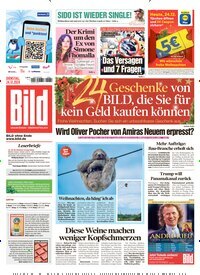 Titelbild der Ausgabe 302/2024 von BILD. Diese Zeitschrift und viele weitere Zeitungsabos als Abo oder epaper bei United Kiosk online kaufen.