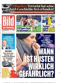 Titelbild der Ausgabe 7/2025 von Bild am Sonntag Gesamtausgabe. Diese Zeitschrift und viele weitere Zeitungsabos als Abo oder epaper bei United Kiosk online kaufen.