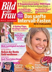 Titelbild der Ausgabe 4/2025 von Bild der Frau. Diese Zeitschrift und viele weitere Frauenzeitschriften als Abo oder epaper bei United Kiosk online kaufen.