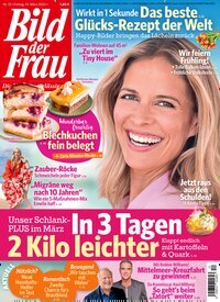 Titelbild der Ausgabe 12/2025 von Bild der Frau. Diese Zeitschrift und viele weitere Frauenzeitschriften als Abo oder epaper bei United Kiosk online kaufen.