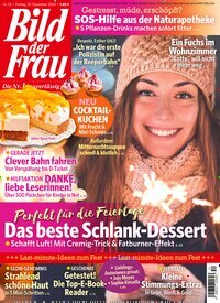 Titelbild der Ausgabe 52/2024 von Bild der Frau. Diese Zeitschrift und viele weitere Frauenzeitschriften als Abo oder epaper bei United Kiosk online kaufen.