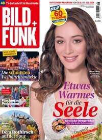 Titelbild der Ausgabe 48/2024 von Bild + Funk. Diese Zeitschrift und viele weitere Programmzeitschriften als Abo oder epaper bei United Kiosk online kaufen.