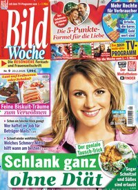 Titelbild der Ausgabe 9/2025 von Bildwoche. Diese Zeitschrift und viele weitere Programmzeitschriften als Abo oder epaper bei United Kiosk online kaufen.