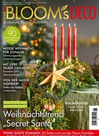 Titelbild der Ausgabe 6/2024 von Blooms Deco. Diese Zeitschrift und viele weitere Gartenzeitschriften und Wohnzeitschriften als Abo oder epaper bei United Kiosk online kaufen.