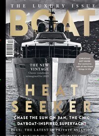 Titelbild der Ausgabe 12/2024 von Boat International. Diese Zeitschrift und viele weitere Sportmagazine als Abo oder epaper bei United Kiosk online kaufen.