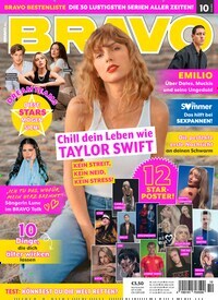 Titelbild der Ausgabe 10/2024 von Bravo. Diese Zeitschrift und viele weitere Jugendzeitschriften und Kinderzeitschriften als Abo oder epaper bei United Kiosk online kaufen.