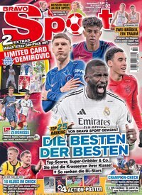 Titelbild der Ausgabe 2/2025 von Bravo Sport. Diese Zeitschrift und viele weitere Sportmagazine als Abo oder epaper bei United Kiosk online kaufen.