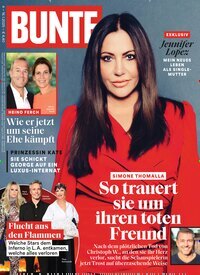 Titelbild der Ausgabe 4/2025 von BUNTE. Diese Zeitschrift und viele weitere Lifestylemagazine und Peoplemagazine als Abo oder epaper bei United Kiosk online kaufen.