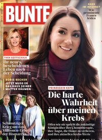 Titelbild der Ausgabe 5/2025 von BUNTE. Diese Zeitschrift und viele weitere Lifestylemagazine und Peoplemagazine als Abo oder epaper bei United Kiosk online kaufen.