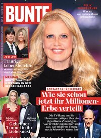 Titelbild der Ausgabe 9/2025 von BUNTE. Diese Zeitschrift und viele weitere Lifestylemagazine und Peoplemagazine als Abo oder epaper bei United Kiosk online kaufen.