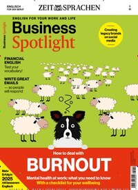 Titelbild der Ausgabe 2/2025 von Business Spotlight. Diese Zeitschrift und viele weitere Reisemagazine, Freizeitmagazine und Wissensmagazine als Abo oder epaper bei United Kiosk online kaufen.