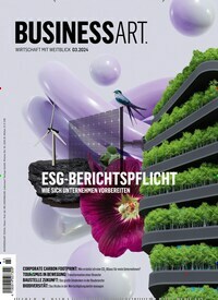 Titelbild der Ausgabe 3/2024 von Businessart. Diese Zeitschrift und viele weitere Businessmagazine als Abo oder epaper bei United Kiosk online kaufen.