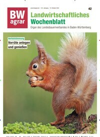 Titelbild der Ausgabe 42/2024 von BWagrar Landwirtschaftliches Wochenblatt. Diese Zeitschrift und viele weitere Naturzeitschriften, Landwirtschaftszeitungen und Umweltmagazine als Abo oder epaper bei United Kiosk online kaufen.