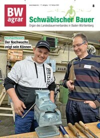 Titelbild der Ausgabe 8/2025 von BWagrar Schwäbischer Bauer. Diese Zeitschrift und viele weitere Naturzeitschriften, Landwirtschaftszeitungen und Umweltmagazine als Abo oder epaper bei United Kiosk online kaufen.