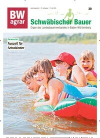 Titelbild der Ausgabe 30/2024 von BWagrar Schwäbischer Bauer. Diese Zeitschrift und viele weitere Naturzeitschriften, Landwirtschaftszeitungen und Umweltmagazine als Abo oder epaper bei United Kiosk online kaufen.
