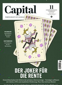 Titelbild der Ausgabe 11/2024 von Capital. Diese Zeitschrift und viele weitere Wirtschaftsmagazine und Politikmagazine als Abo oder epaper bei United Kiosk online kaufen.