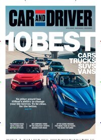 Titelbild der Ausgabe 6/2024 von Car and Driver. Diese Zeitschrift und viele weitere Automagazine und Motorradzeitschriften als Abo oder epaper bei United Kiosk online kaufen.