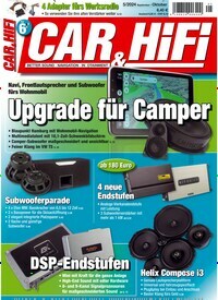 Titelbild der Ausgabe 5/2024 von Car & Hifi. Diese Zeitschrift und viele weitere Audiomagazine, Filmmagazine und Fotozeitschriften als Abo oder epaper bei United Kiosk online kaufen.