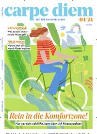 Titelbild der Ausgabe 4/2024 von carpe diem. Diese Zeitschrift und viele weitere Frauenzeitschriften als Abo oder epaper bei United Kiosk online kaufen.