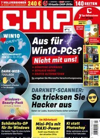 Titelbild der Ausgabe 4/2025 von Chip. Diese Zeitschrift und viele weitere Computerzeitschriften, Tabletmagazine und Smartphonemagazine als Abo oder epaper bei United Kiosk online kaufen.