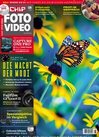 Titelbild der Ausgabe 8/2024 von CHIP Foto-Video. Diese Zeitschrift und viele weitere Audiomagazine, Filmmagazine und Fotozeitschriften als Abo oder epaper bei United Kiosk online kaufen.