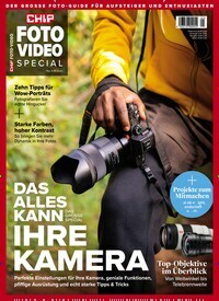 Titelbild der Ausgabe 1/2024 von CHIP Foto-Video Special. Diese Zeitschrift und viele weitere Audiomagazine, Filmmagazine und Fotozeitschriften als Abo oder epaper bei United Kiosk online kaufen.