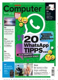 Titelbild der Ausgabe 1/2025 von Computer Bild. Diese Zeitschrift und viele weitere Computerzeitschriften, Tabletmagazine und Smartphonemagazine als Abo oder epaper bei United Kiosk online kaufen.