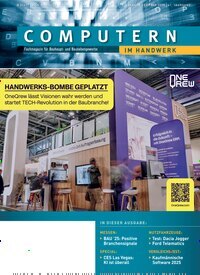 Titelbild der Ausgabe 2/2025 von Computern im Handwerk. Diese Zeitschrift und viele weitere Architekturzeitschriften und Bauzeitschriften als Abo oder epaper bei United Kiosk online kaufen.