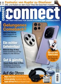 Titelbild der Ausgabe 3/2025 von connect. Diese Zeitschrift und viele weitere Audiomagazine, Filmmagazine und Fotozeitschriften als Abo oder epaper bei United Kiosk online kaufen.