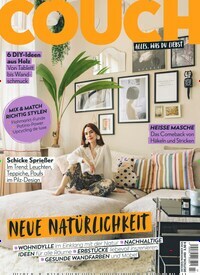 Titelbild der Ausgabe 7/2024 von Couch. Diese Zeitschrift und viele weitere Frauenzeitschriften als Abo oder epaper bei United Kiosk online kaufen.