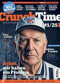 Titelbild der Ausgabe 1/2025 von CrunchTime. Diese Zeitschrift und viele weitere Sportmagazine als Abo oder epaper bei United Kiosk online kaufen.