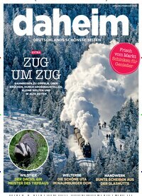 Titelbild der Ausgabe 1/2025 von daheim. Diese Zeitschrift und viele weitere Gartenzeitschriften und Wohnzeitschriften als Abo oder epaper bei United Kiosk online kaufen.