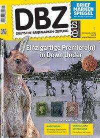 Titelbild der Ausgabe 1/2025 von DBZ Deutsche Briefmarken-Zeitung. Diese Zeitschrift und viele weitere Reisemagazine, Freizeitmagazine und Wissensmagazine als Abo oder epaper bei United Kiosk online kaufen.