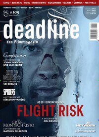 Titelbild der Ausgabe 109/2025 von deadline - das Filmmagazin. Diese Zeitschrift und viele weitere Audiomagazine, Filmmagazine und Fotozeitschriften als Abo oder epaper bei United Kiosk online kaufen.