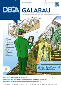 Titelbild der Ausgabe 2/2025 von Dega Galabau. Diese Zeitschrift und viele weitere Naturzeitschriften, Landwirtschaftszeitungen und Umweltmagazine als Abo oder epaper bei United Kiosk online kaufen.