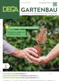 Titelbild der Ausgabe 1/2025 von Dega Gartenbau. Diese Zeitschrift und viele weitere Naturzeitschriften, Landwirtschaftszeitungen und Umweltmagazine als Abo oder epaper bei United Kiosk online kaufen.