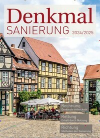 Titelbild der Ausgabe 1/2024 von Denkmalsanierung. Diese Zeitschrift und viele weitere Gartenzeitschriften und Wohnzeitschriften als Abo oder epaper bei United Kiosk online kaufen.