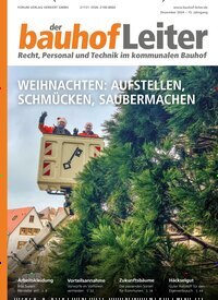 Titelbild der Ausgabe 1/2025 von der bauhofLeiter. Diese Zeitschrift und viele weitere Jurazeitschriften und Zeitschriften für Verwaltung als Abo oder epaper bei United Kiosk online kaufen.