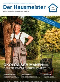 Titelbild der Ausgabe 2/2024 von Der Hausmeister. Diese Zeitschrift und viele weitere Businessmagazine als Abo oder epaper bei United Kiosk online kaufen.