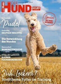 Titelbild der Ausgabe 8/2024 von Der Hund. Diese Zeitschrift und viele weitere Elternzeitschriften und Tierzeitschriften als Abo oder epaper bei United Kiosk online kaufen.