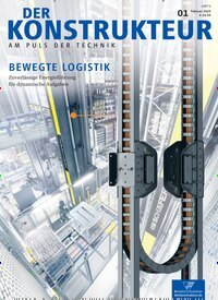 Titelbild der Ausgabe 1/2025 von Der Konstrukteur. Diese Zeitschrift und viele weitere Industriemagazine und Handwerkmagazine als Abo oder epaper bei United Kiosk online kaufen.