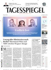 Titelbild der Ausgabe 19/2025 von Der Tagesspiegel. Diese Zeitschrift und viele weitere Zeitungsabos als Abo oder epaper bei United Kiosk online kaufen.