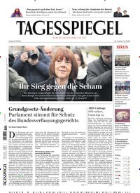 Titelbild der Ausgabe 347/2024 von Der Tagesspiegel. Diese Zeitschrift und viele weitere Zeitungsabos als Abo oder epaper bei United Kiosk online kaufen.