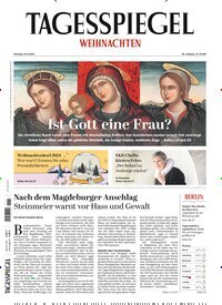 Titelbild der Ausgabe 351/2024 von Der Tagesspiegel. Diese Zeitschrift und viele weitere Zeitungsabos als Abo oder epaper bei United Kiosk online kaufen.