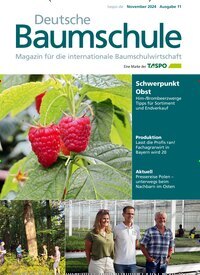 Titelbild der Ausgabe 11/2024 von Deutsche Baumschule. Diese Zeitschrift und viele weitere Naturzeitschriften, Landwirtschaftszeitungen und Umweltmagazine als Abo oder epaper bei United Kiosk online kaufen.